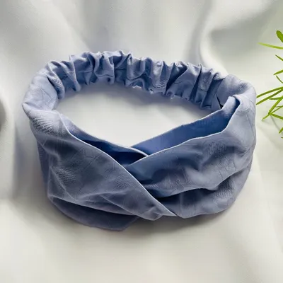 BANDEAU CHEVEUXTORSADE BLEU