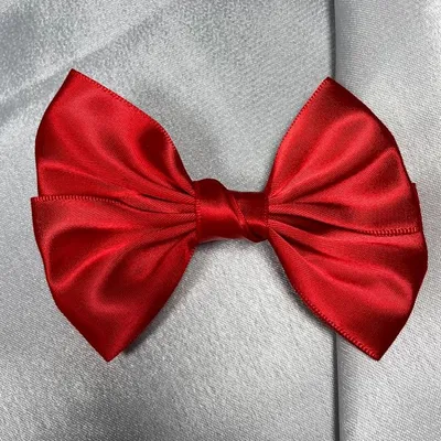 barette uni rouge 