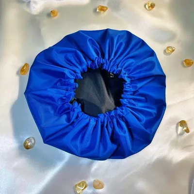 bonnet de douche bleu kalavy