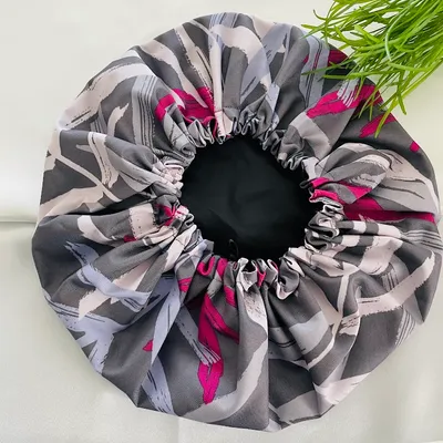 Bonnet de douche feuilles