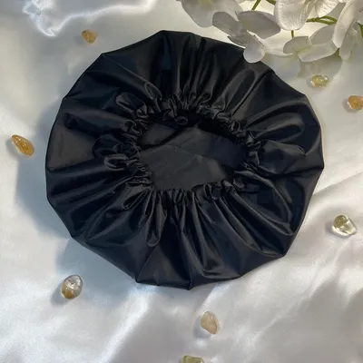 bonnet de douche noir Kalavy