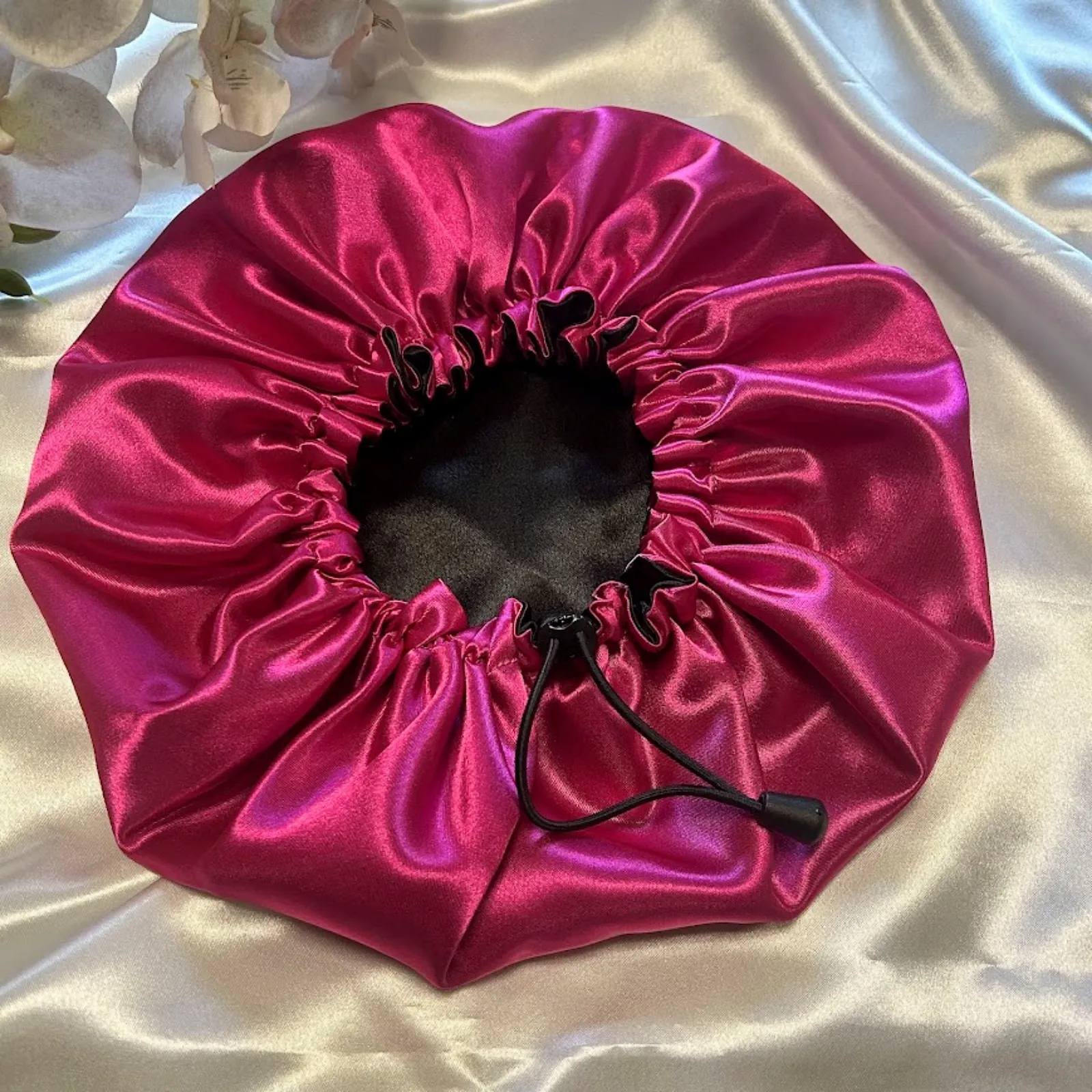 bonnet de nuit bicolore