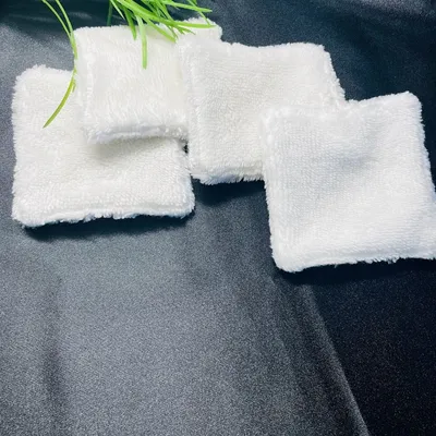 coton lavable double face éponge de bambou