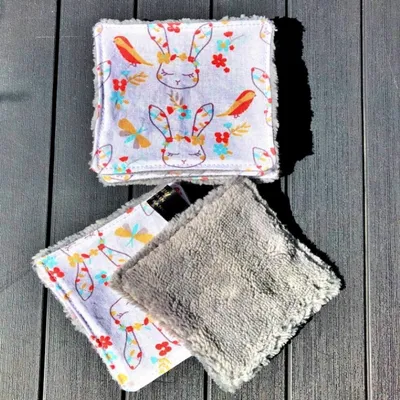lingettes lavables lapin kalavy