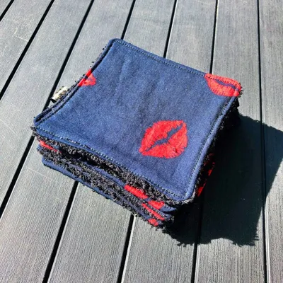 lingettes réutilisables bisous kalavy
