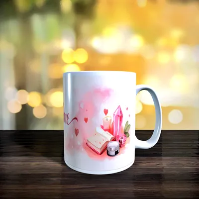 Mug je m'aime rose