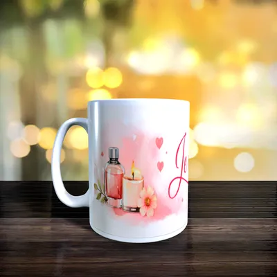 Mug je m'aime rose