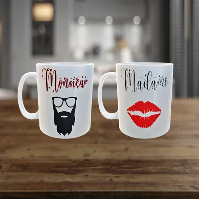 MUG MONSIEUR BARBE ET MADAME