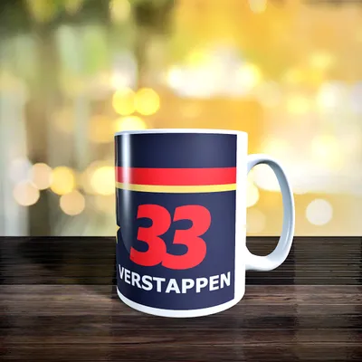 Mug pilote formule 1 verstappen 3