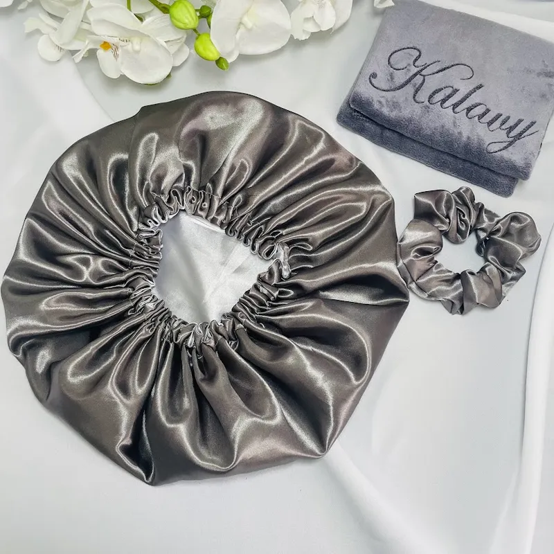 pack bonnet en satin Kandi