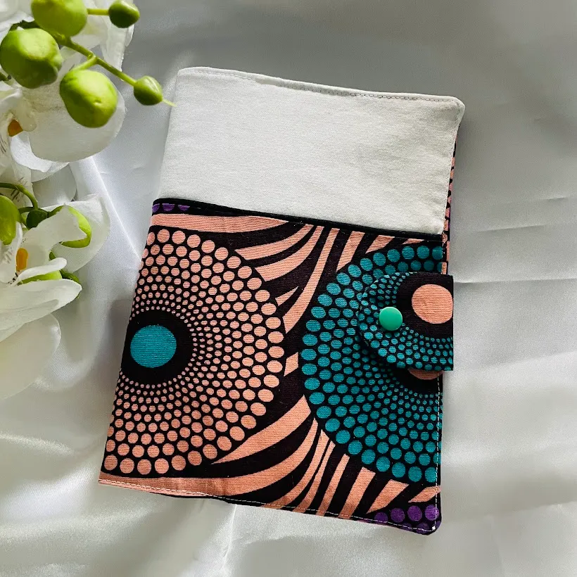 protège carnet de santé à personnaliser wax disque rose