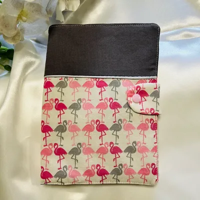 protège carnet de santé flamants rose