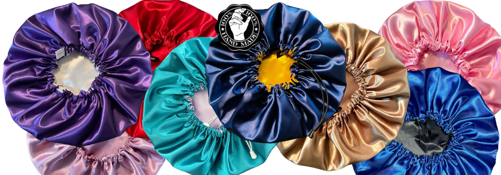 bonnet de nuit kalavy satin fait main 