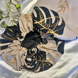 bonnet de douche jungle chic
