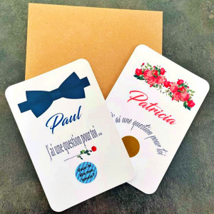 Carte à gratter demande