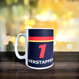 Mug pilote formule 1 Verstappen1