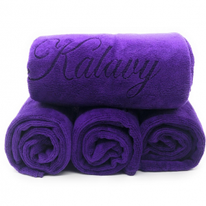 serviette violet kalavy