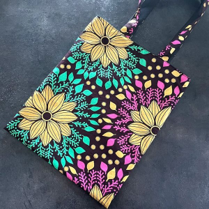 tote bag kalavy wax doré