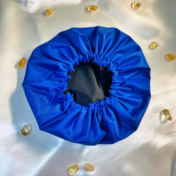 bonnet de douche bleu kalavy