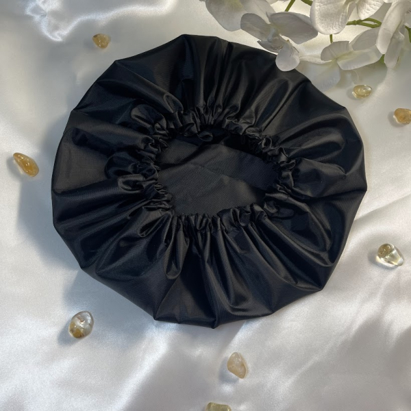 bonnet de douche noir Kalavy