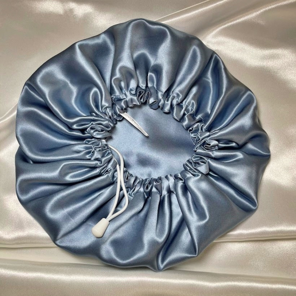 Bonnet de nuit satin (Taille standard) - Noir