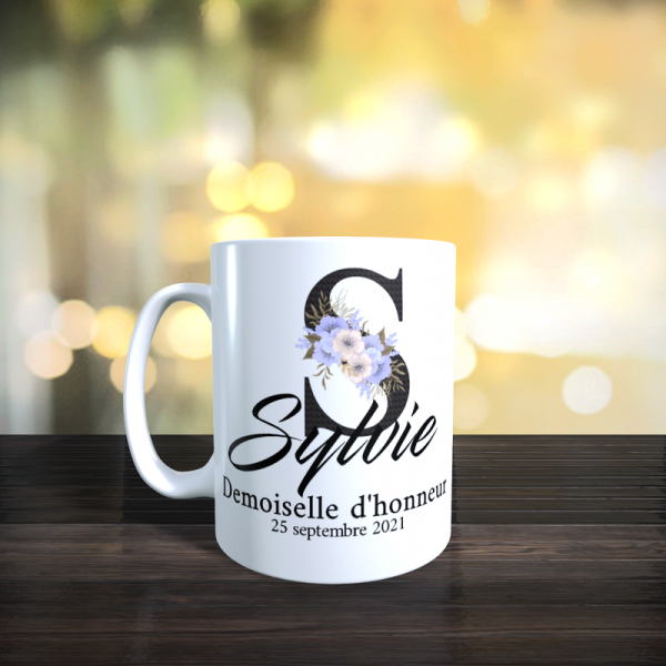 mug demoiselle d'honneur kalavy