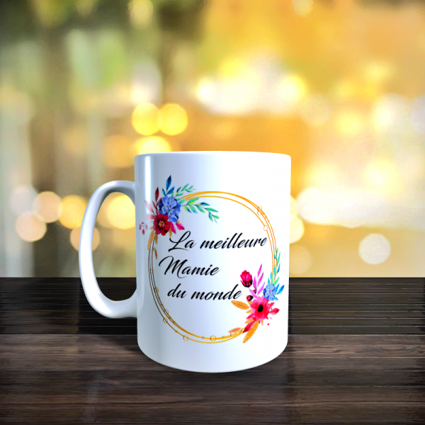 Mug la meilleure mamie du monde 