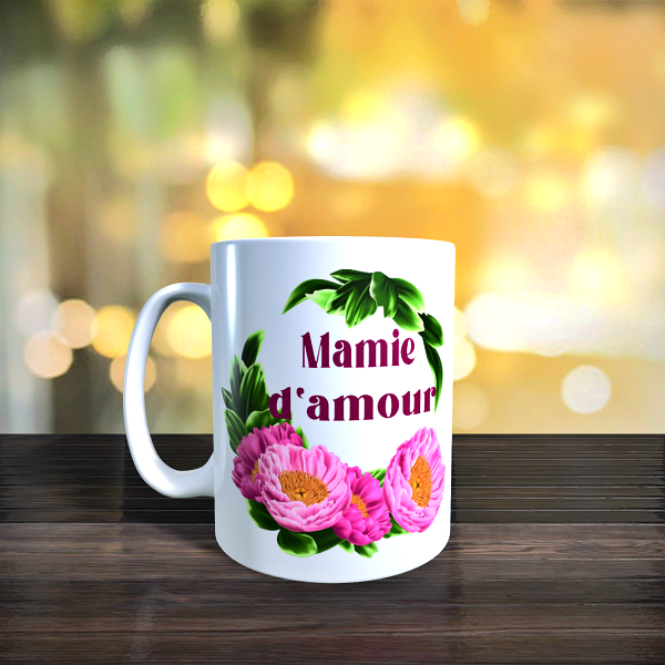 Mug mamie d'amour devant