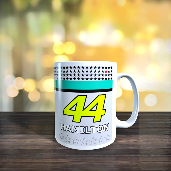 Mug pilote formule 1 Hamilton 2