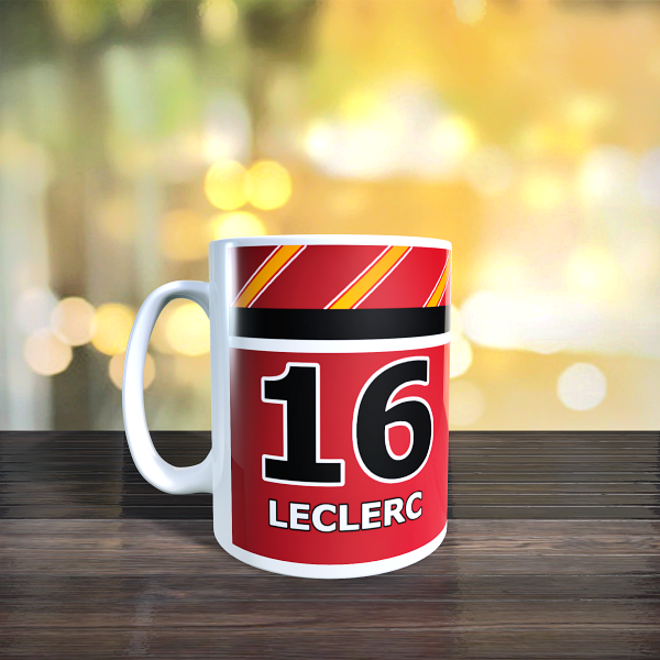 mug pilote formule 1 leclerc 1