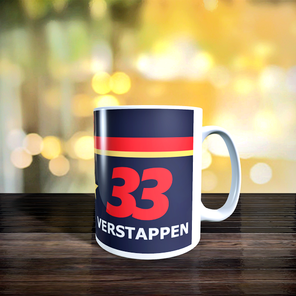 Mug pilote formule 1 verstappen 3