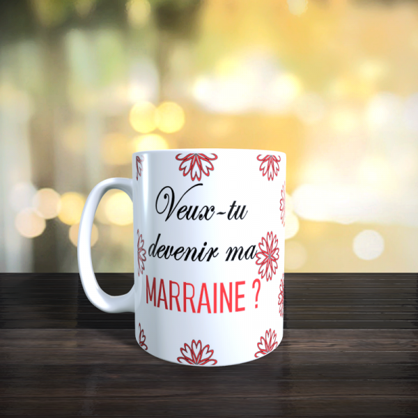 mug veux tu devenir ma marraine 