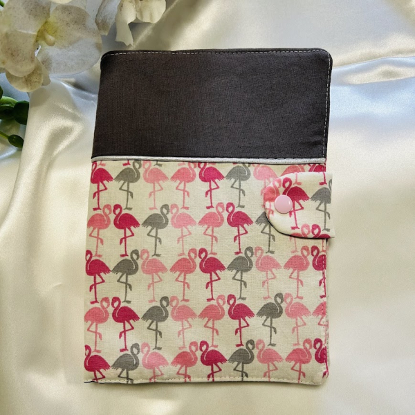 protège carnet de santé flamants rose